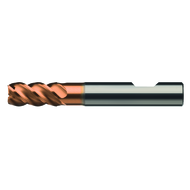 SC Al end milling cutter 3mm L2=10mm Z=4 short HB edge prot. cham. ZrCN Ultra-N